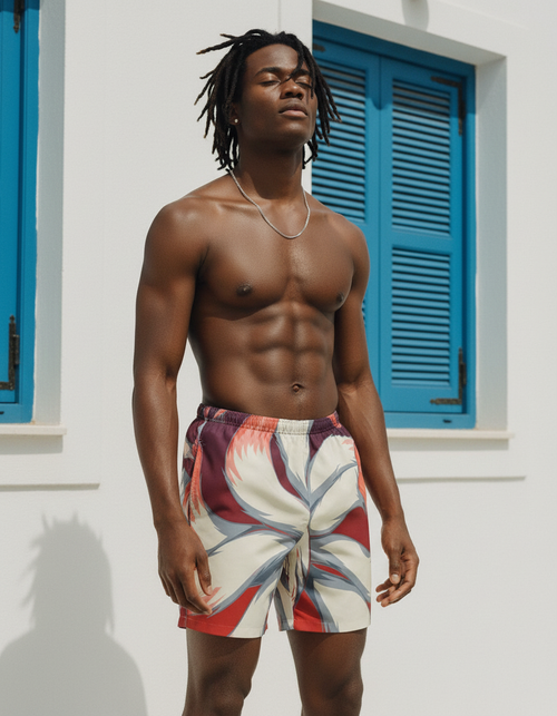 Kitsu Men's Swim Trunks Men's Swim Trunks — Dripper