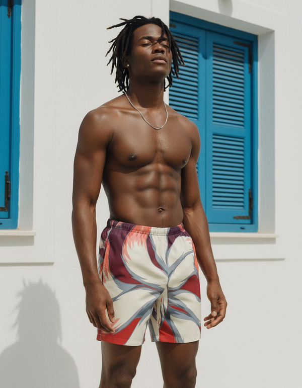 Nine Tails men's swim trunks
