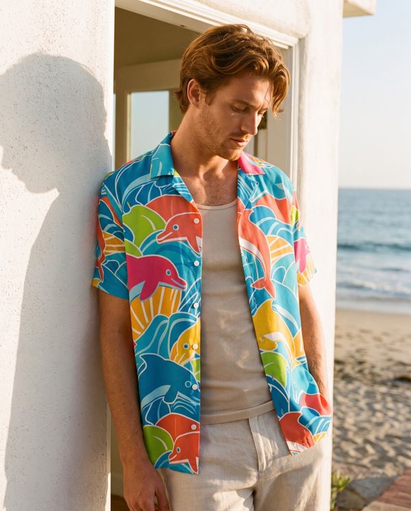 Dolphin Collection hawaiian shirts