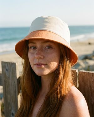 Muskmelon Racing Green bucket hats