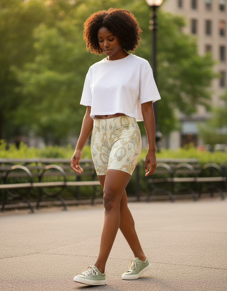 Women's Coastal Grandmother Short Shorts