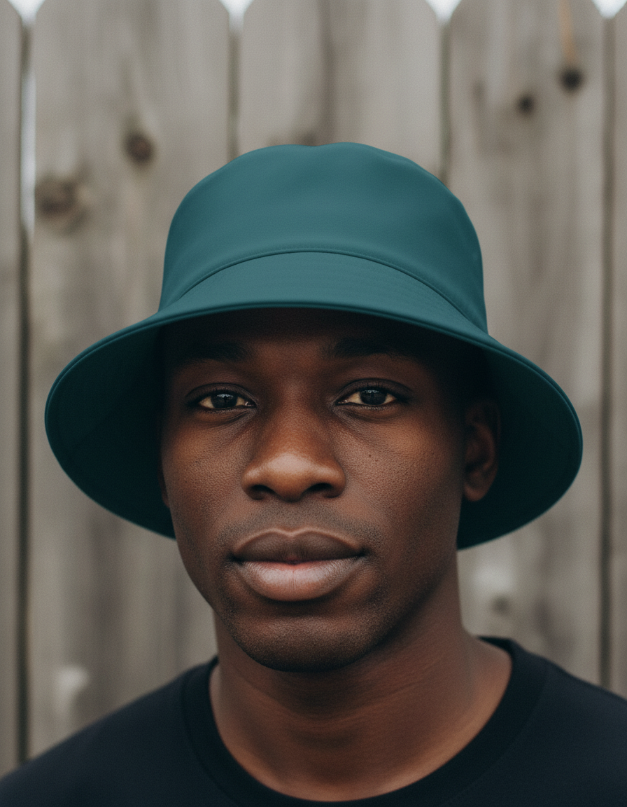 Bucket hat in Dark Teal