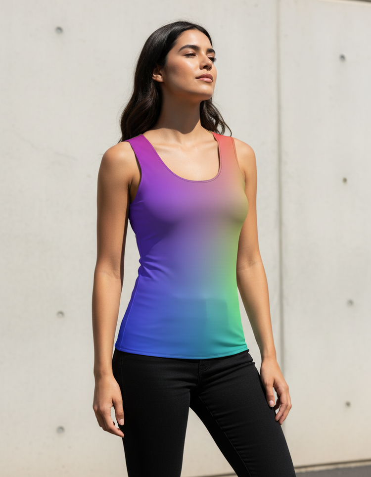Vibrant Geometry Prisma Tank Top