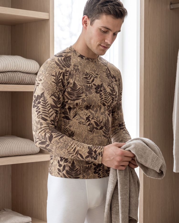 Dune Shadowleaf Base Layer Top men's base layer tops