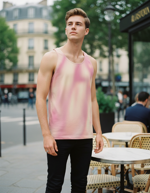 Men's Millennial Pink Chroma tank tops