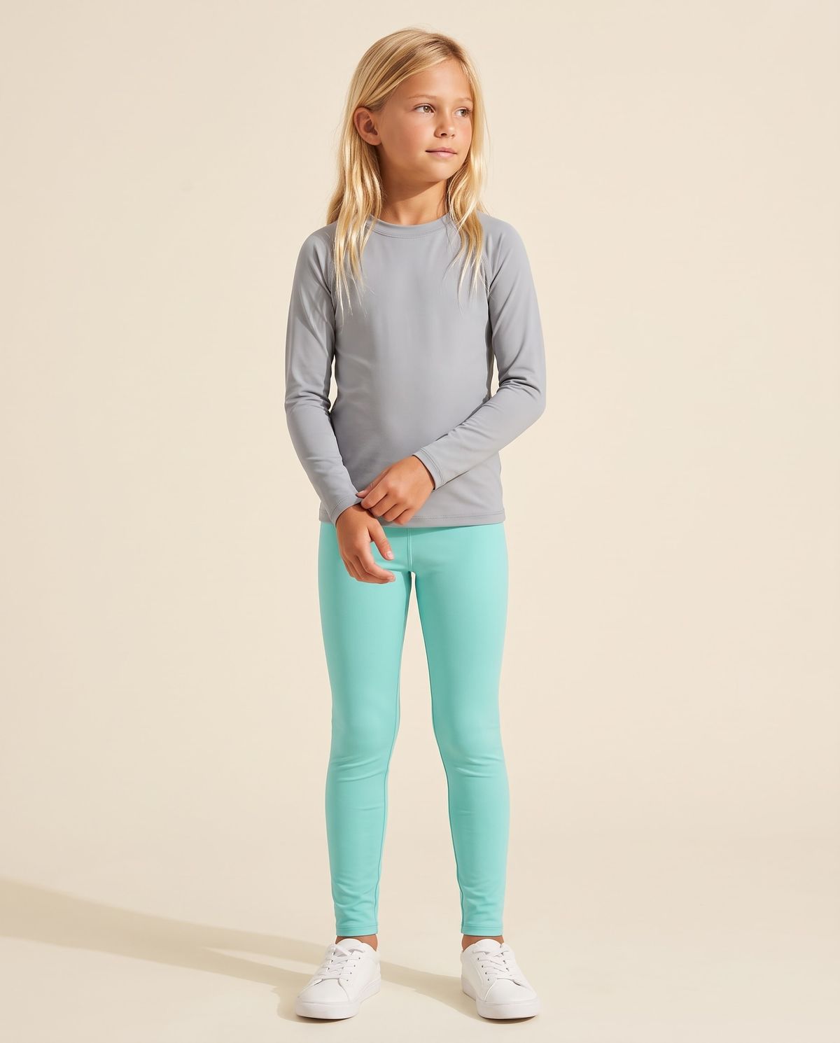 Tiffany Mint Girls Leggings Girls Leggings — Lolekai