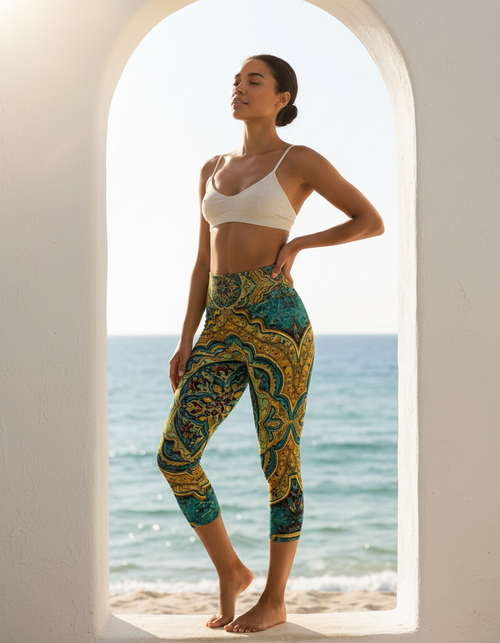 Sultan Capri Yoga Leggings Capri Yoga Leggings — Dripper