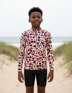 Youth Amaranth Dapple youth rashguards