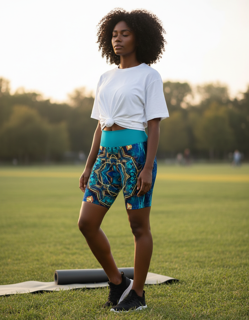 Nebula yoga shorts