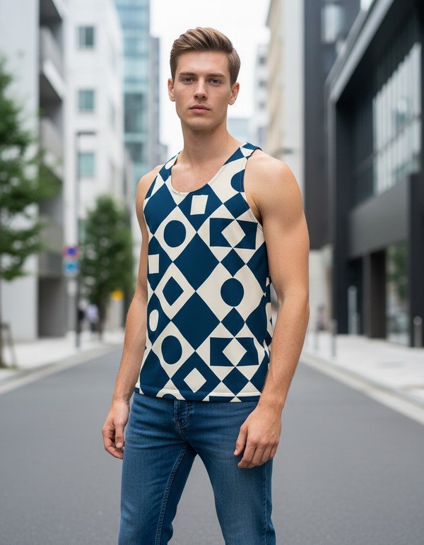 Bicolor Collection men's tank tops