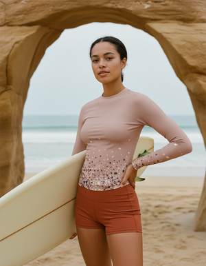 Amaranth Chroma Rash Guard Women's Rashguard — Dripper