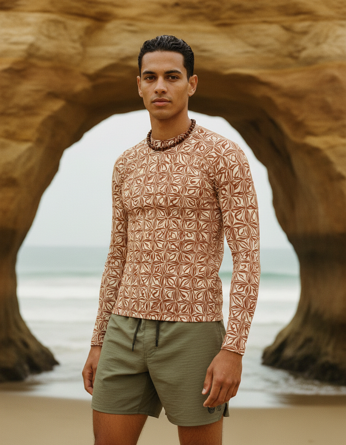 Rashguard — Men's Coffee Bean Chord