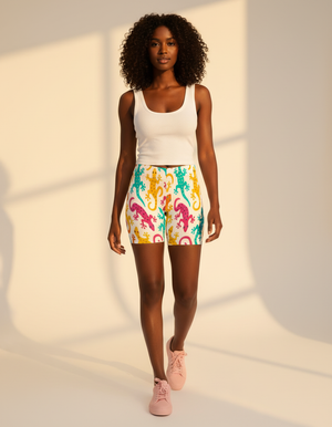 Mosaic Short Shorts Short Shorts — Dripper