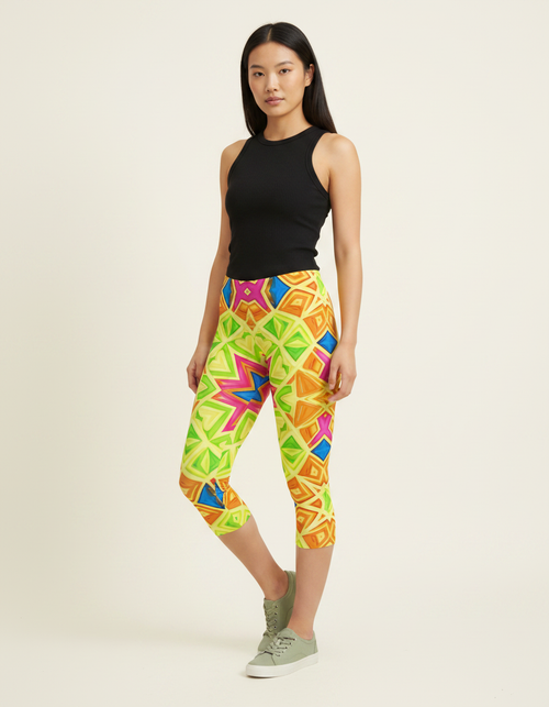 Istanbul Capri Leggings Capri Leggings — Dripper