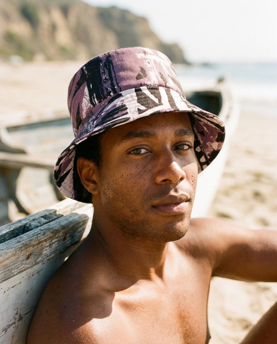 Burnished Lilac Prism bucket hats — view 1 of 2