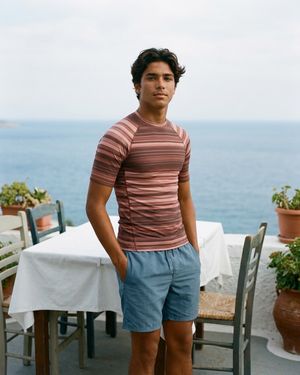 Men's Oxblood Eclipse men's short-sleeve rashguards