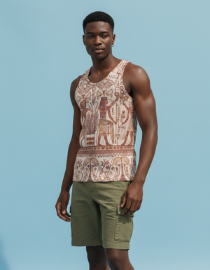 Men's Dusty Rose Isis men's tank tops