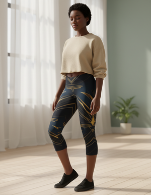 Vibrance Capri Leggings Capri Leggings — Dripper