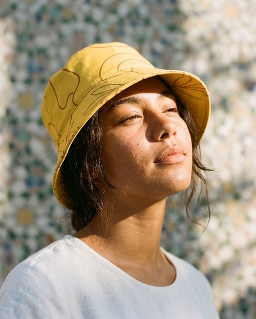 Lemon Yellow Elysium Bucket Hat bucket hat