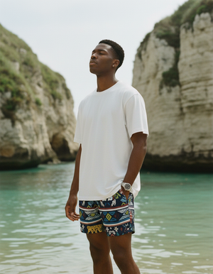 Runway Emerald Sol men's swim trunks