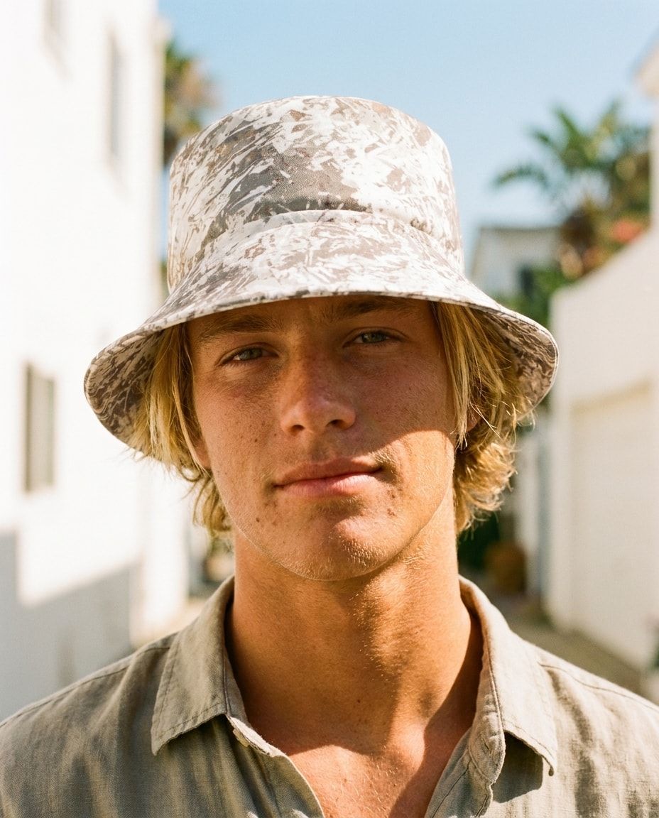 White Onyx Glint bucket hats — view 1 of 2