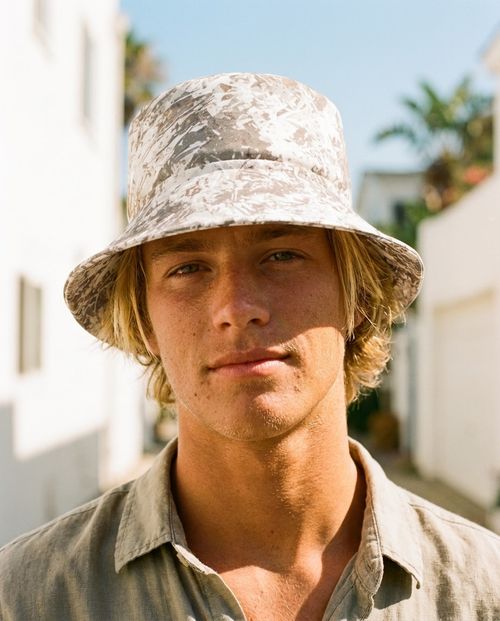 White Onyx Glint Bucket Hat bucket hat