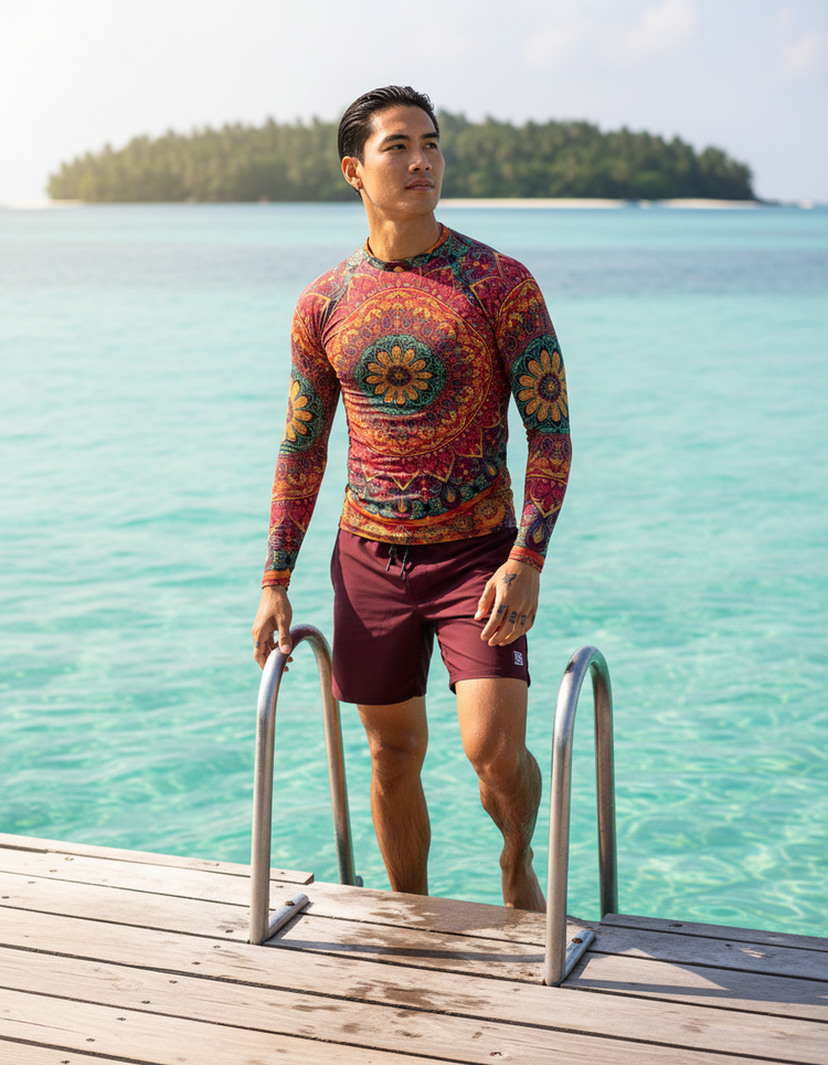 Tranquil Wave Serenity Rashguard