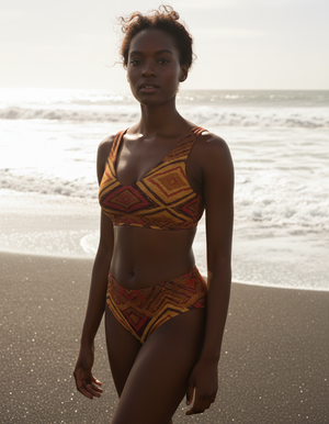 Chaska High-Waisted Bikini High-Waisted Bikini — Dripper