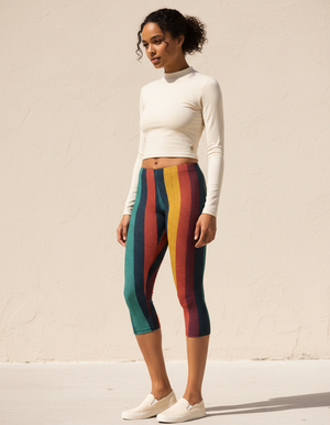 Pulse Leggings Capri Leggings — Dripper
