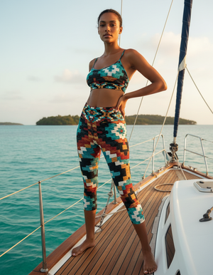 Horizon Capri Yoga Leggings Capri Yoga Leggings — Dripper