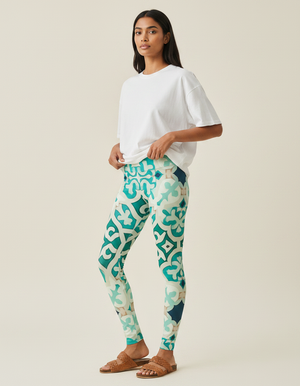 Turquoise Mosaic Leggings bikini — Dripper