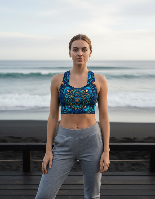 Nebula Sports Bra Longline Sports Bra — Dripper