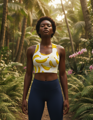 Banana Collection longline sports bras