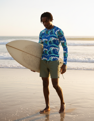 Ebb Rash Guard Men's Rashguard — Dripper