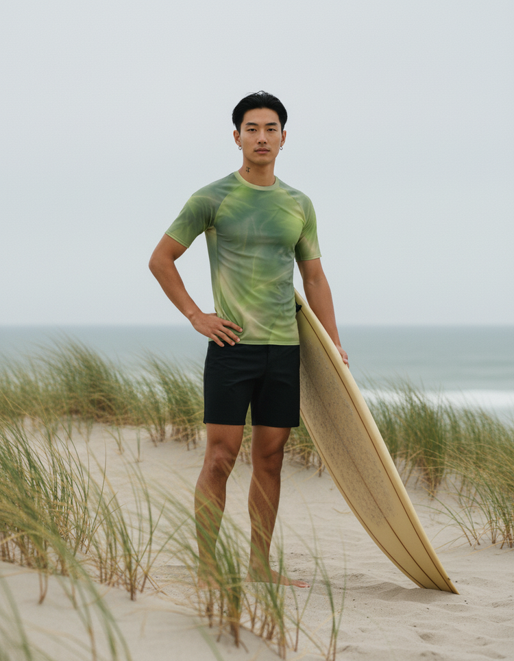 Men's Ice-Dye Rash Guard