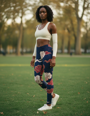 Electric Fuchsia Cumulus Leggings Women's Leggings — Dripper