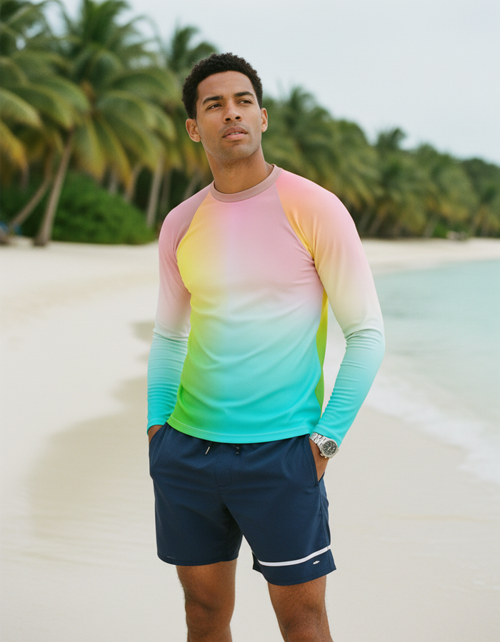 Rashguard — Men's Runway Emerald Prism