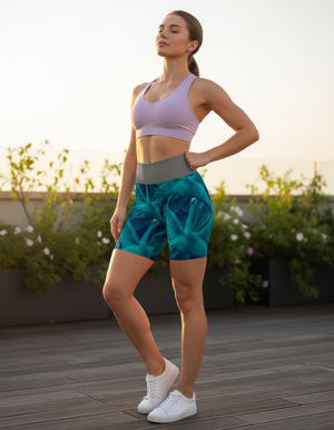 Swan Collection Yoga Shorts yoga shorts