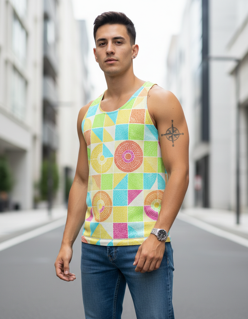 Aura Tank Top Men's Tank Top — Dripper