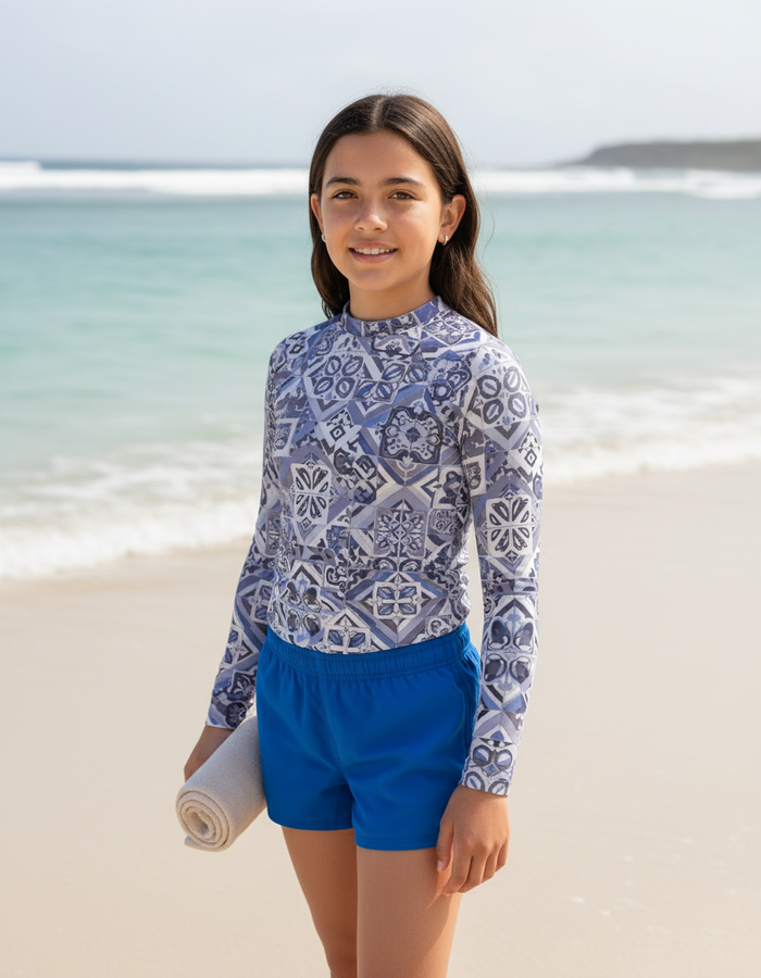 Rashguard — Youth Rhodonite Helix