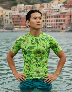Men's Neon Green Elysium men's rashguards