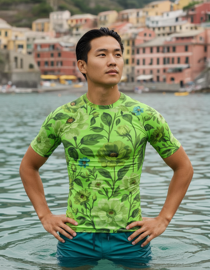 Rashguard — Men's Neon Green Elysium