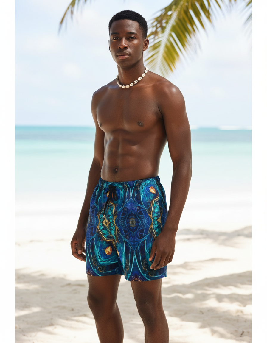 Nebula men's swim trunks