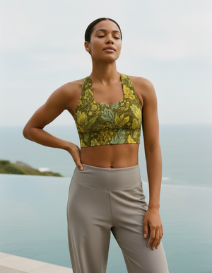 Verdure Sports Bra Longline Sports Bra — Dripper
