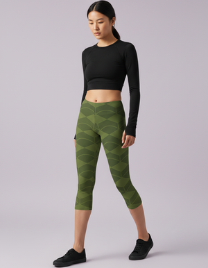 Runway Chartreuse Tsuki leggings