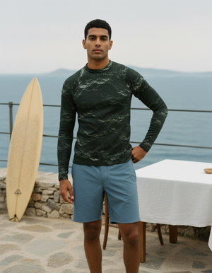 Sycamore Eclipse Rash Guard Men's Rashguard — Lolekai