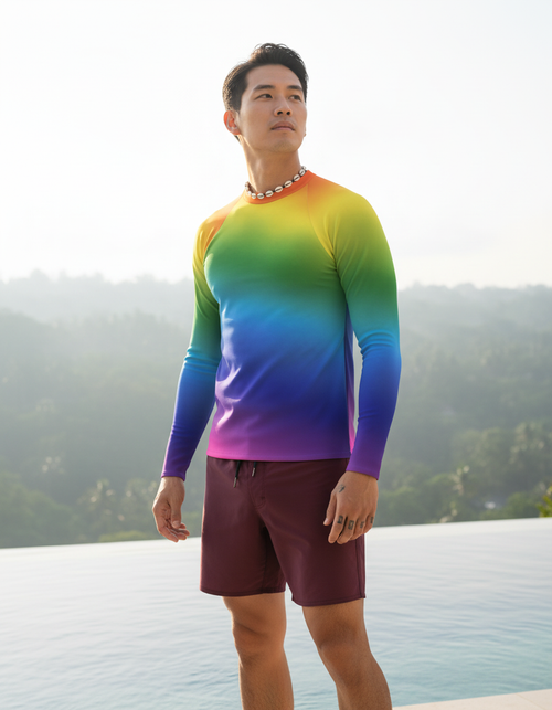 Purple men's rashguards — Dripper