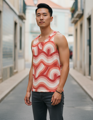 Men's Tea Rose Chroma tank tops