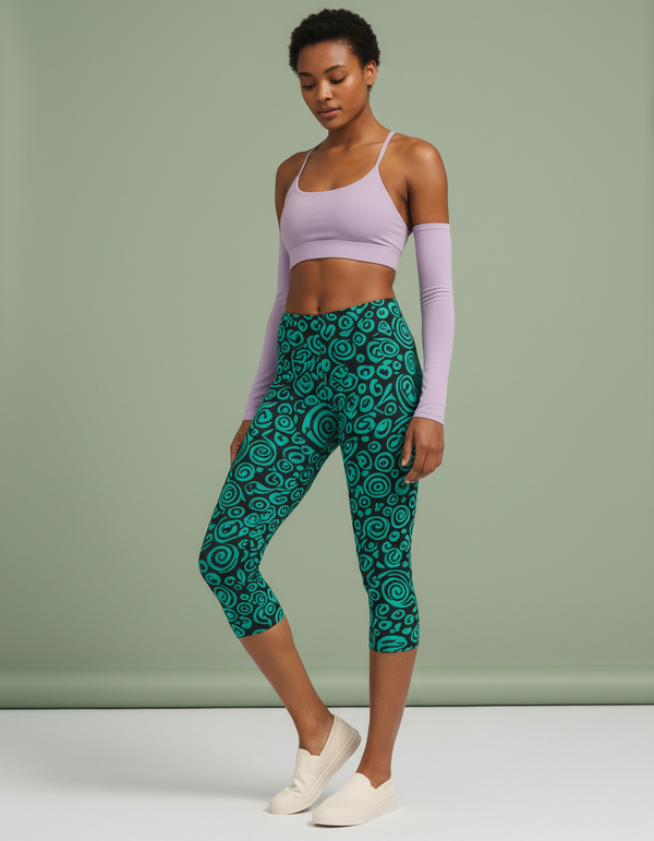 Batik Collection swim & gym leggings