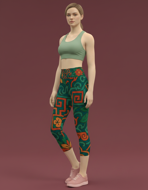 Tayal capri yoga leggings